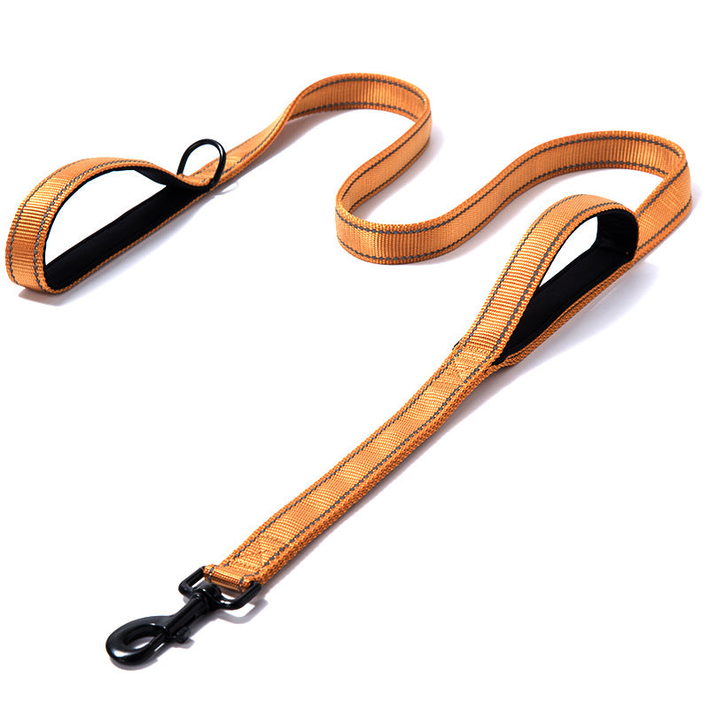 Pet Double Thickened Reflective Nylon Dog Leash