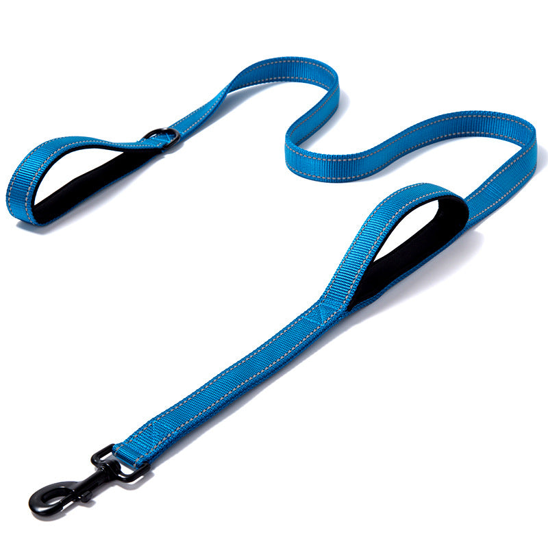 Pet Double Thickened Reflective Nylon Dog Leash